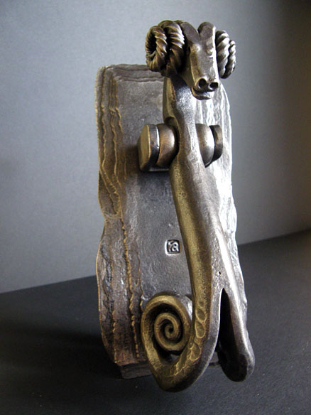 Ram's Head Door Knocker