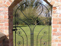 Leaf Scroll Gate