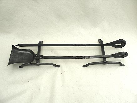 Heron's Head Fire Irons & Dogs