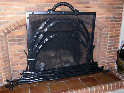Foliage Fire Screen