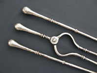 Reproduction Period 3 Piece Fire Irons Detail