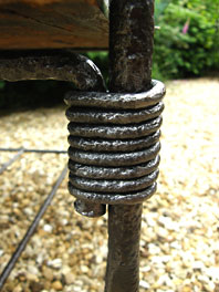 Dogon Granary Door Coffee Table Detail